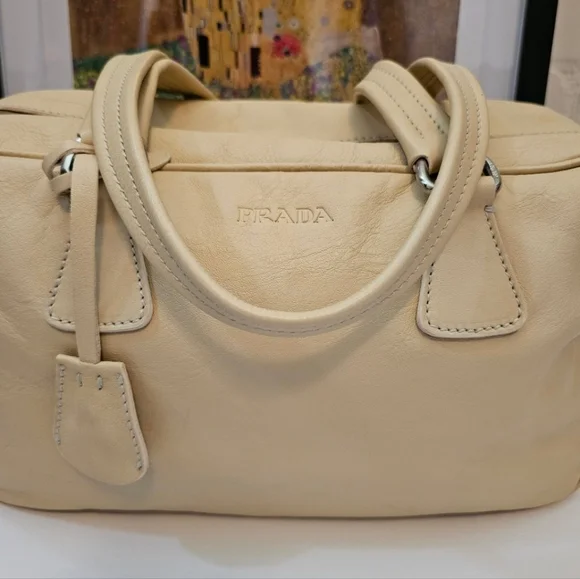 Prada Vintage Calfskin Leather Boston Bag - Picture 4 of 16